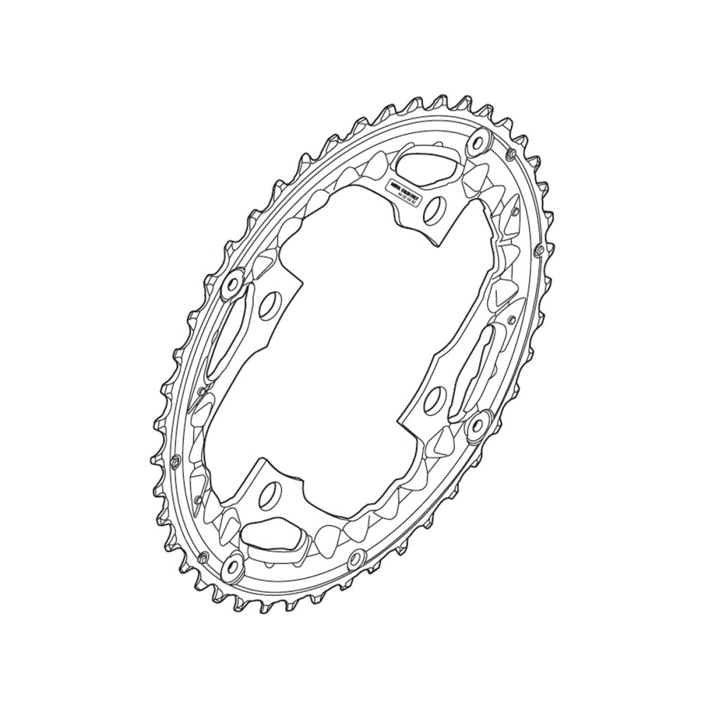 Corona 44D per FC-T521 Nero (per 44-32-24D)