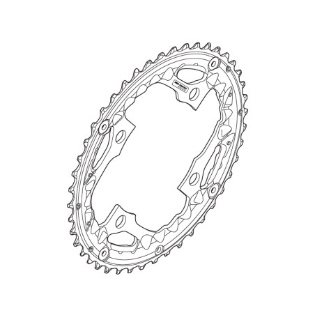 Corona 44D per FC-T521 Nero (per 44-32-24D)