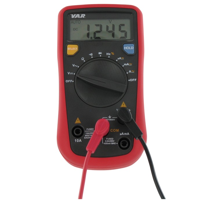 VAR Tester Digitale Auto Ranging
