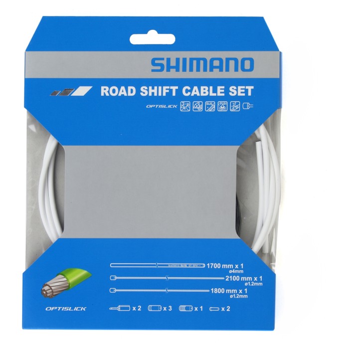 SET CAVI CAMBIO STRADA (OPTISLICK) Bianco