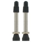 VAR Valvole Presta 2pz 35mm Alluminio Rosso