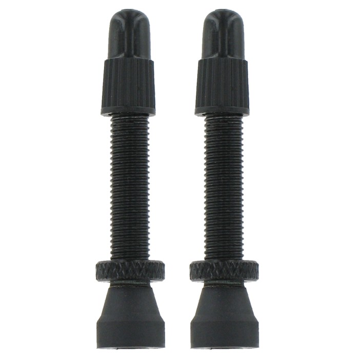 VAR Valvole Presta 2pz 35mm Alluminio Rosso