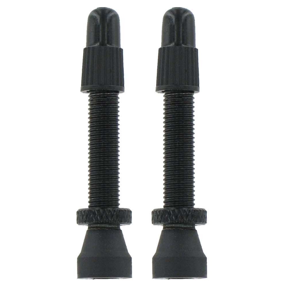 VAR Valvole Presta 2pz 35mm Alluminio Rosso