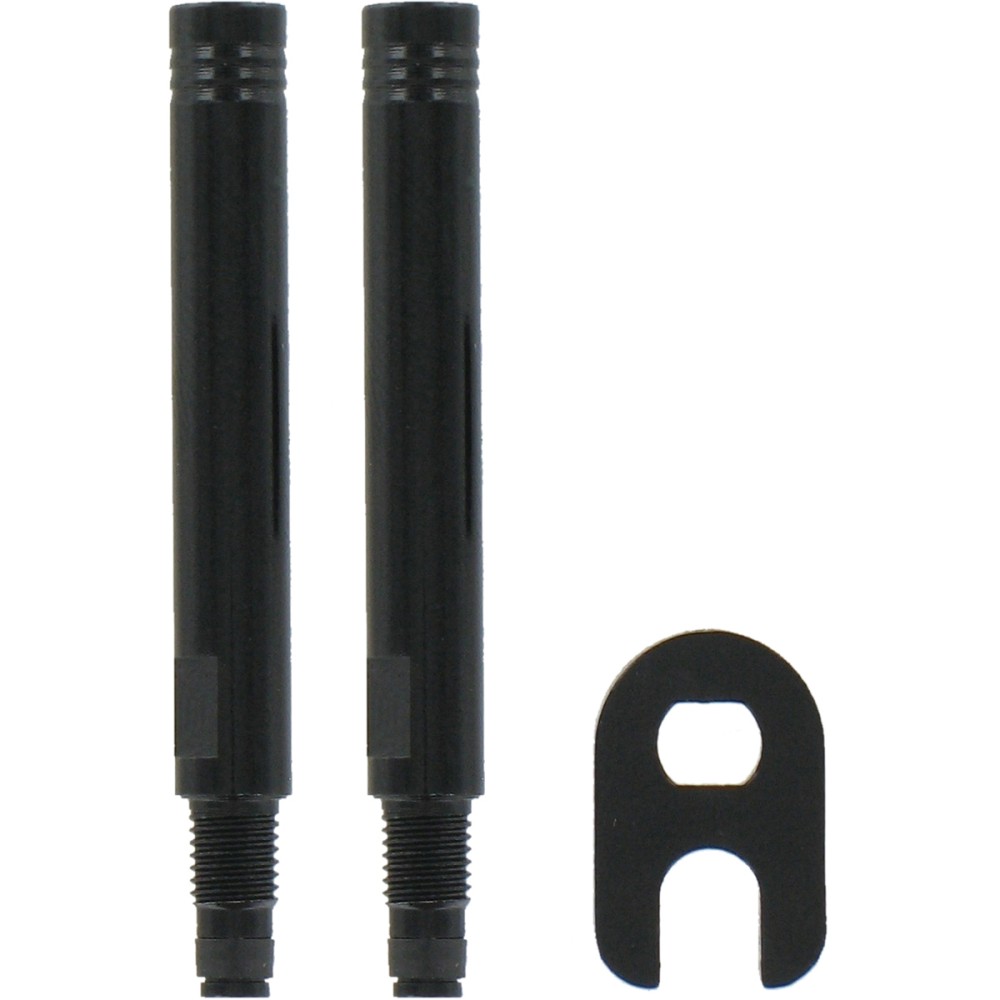 VAR Valvole Presta 2pz Estensione 40mm Nero