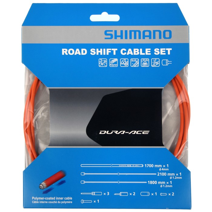 SET CAVI CAMBIO STRADA (RIVESTIMENTO POLIMERICO) Arancione