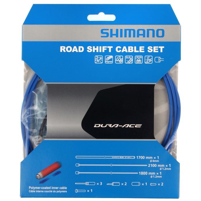 SET CAVI CAMBIO STRADA (RIVESTIMENTO POLIMERICO) Blu