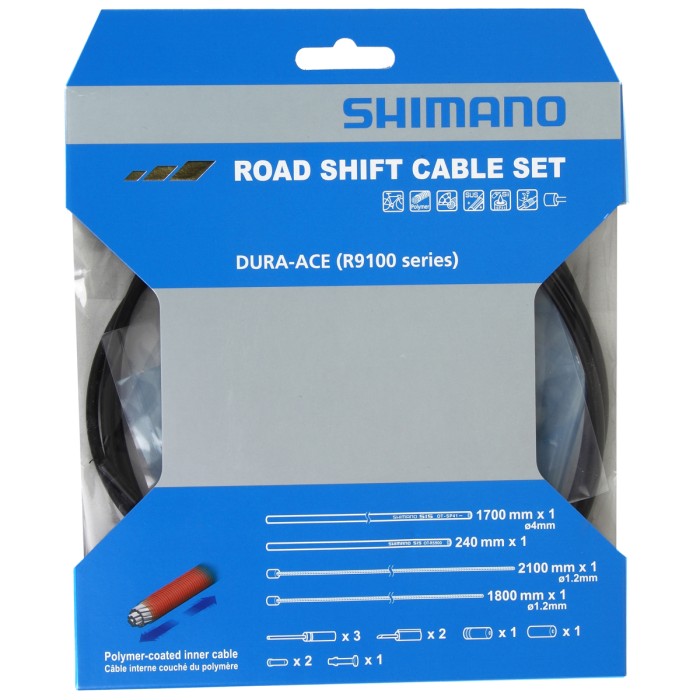 SET CAVI CAMBIO STRADA (RIVESTIMENTO POLIMERICO OT-RS900) Nero