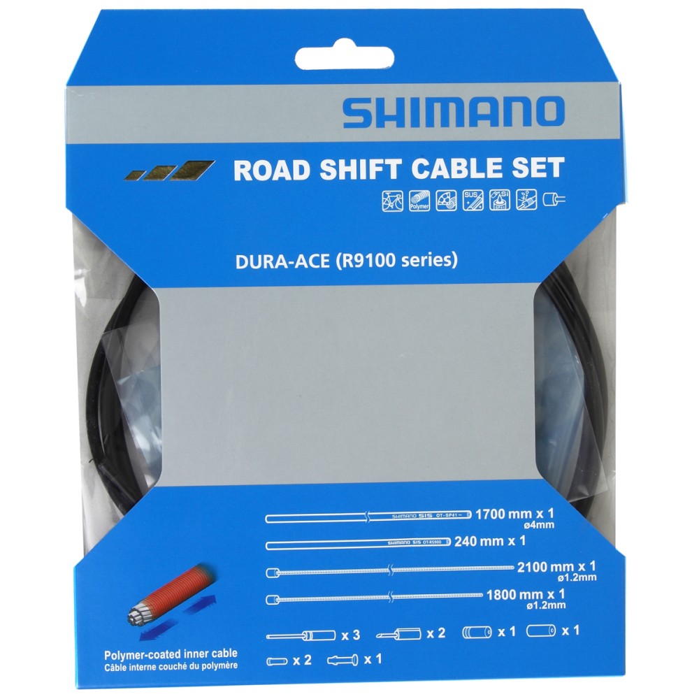 SET CAVI CAMBIO STRADA (RIVESTIMENTO POLIMERICO OT-RS900) Nero