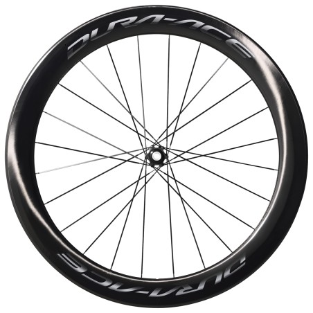 Ruota anteriore freno a disco con cerchio per tubolari DURA-ACE C60