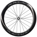 Ruota anteriore freno a disco con cerchio per tubolari DURA-ACE C60