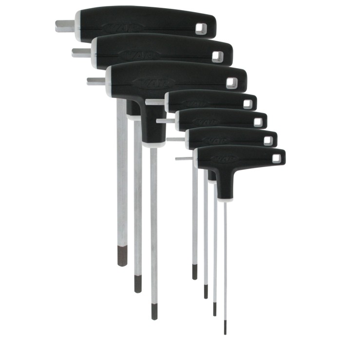 VAR Chiave Esagonale 7pz 2/2.5/3/4/5/6/8mm