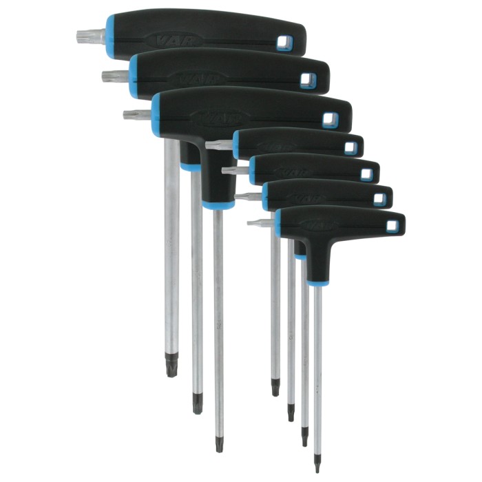 VAR Chiave Torx 7pz T7-T40