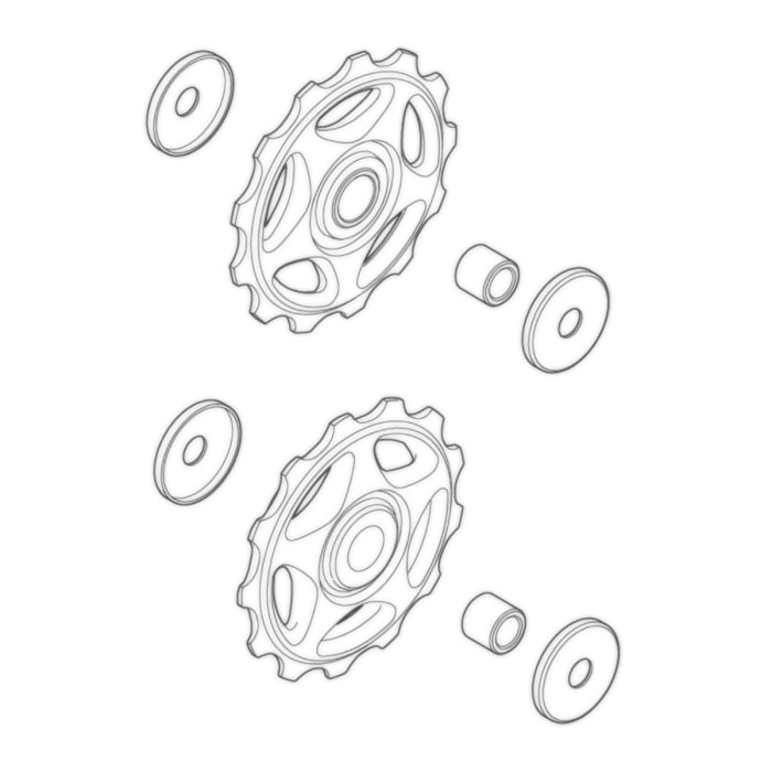 Puleggia Guida+Tensione