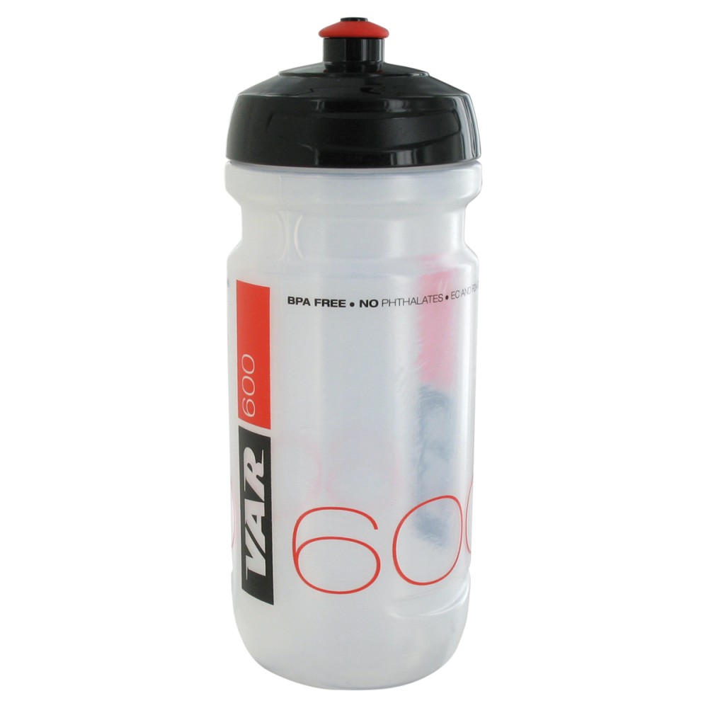 VAR Borraccia 600 ml Trasp Nero/Blu