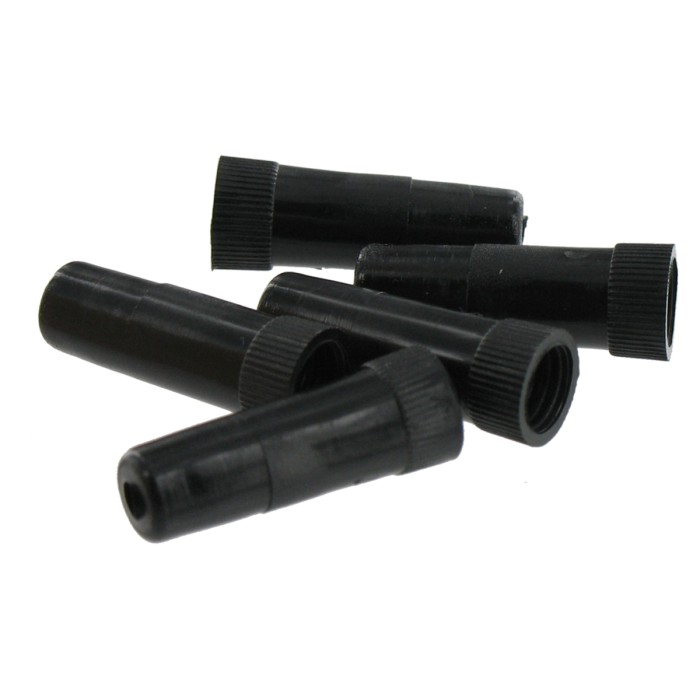 VAR Guida Cavo 100pz 4mm Plastica / Nero
