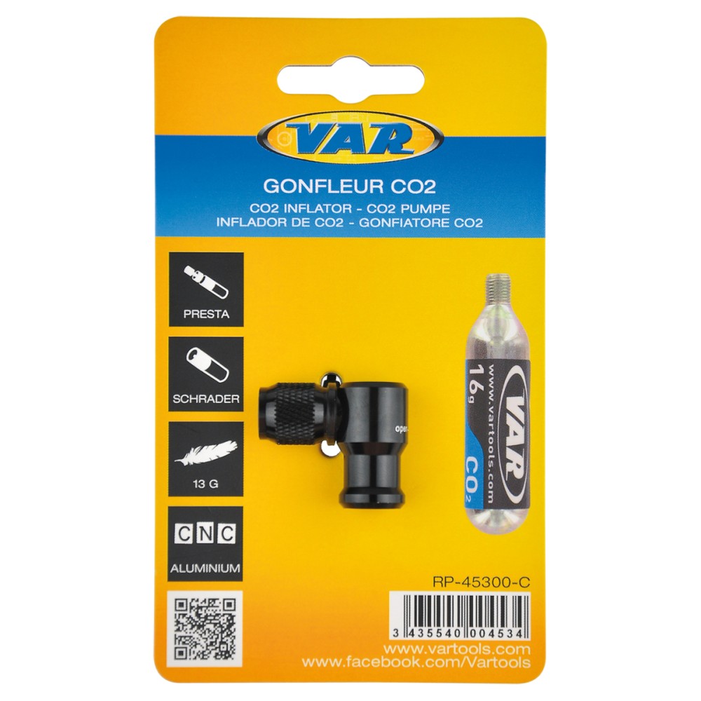 VAR Cartucce Co2 Adattatore