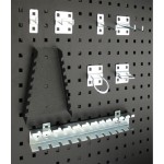 Var Kit gancio e cremagliera per pannelli officina