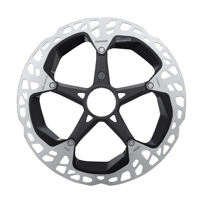 Rotore freno a disco SHIMANO CENTER LOCK per Sistema Sensore Velocità per E-BIKE ICE TECHNOLOGIES FR
