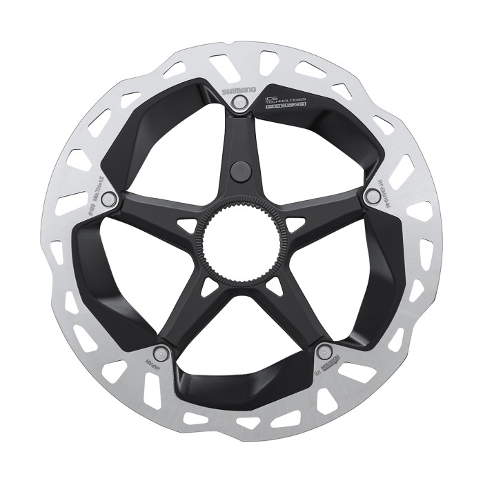 Rotore freno a disco SHIMANO CENTER LOCK per Sistema Sensore Velocità per E-BIKE ICE TECHNOLOGIES FR