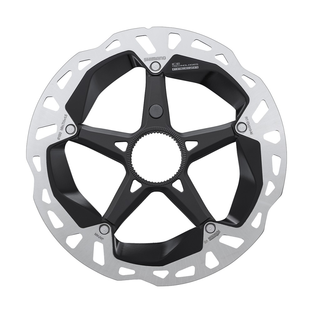 Rotore freno a disco SHIMANO CENTER LOCK per Sistema Sensore Velocità per E-BIKE ICE TECHNOLOGIES FR