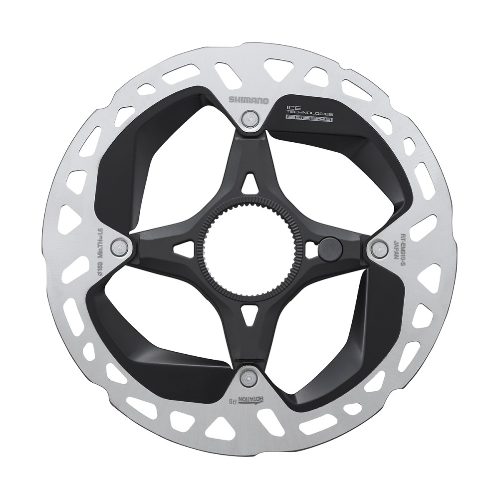 Rotore freno a disco SHIMANO CENTER LOCK per Sistema Sensore Velocità per E-BIKE ICE TECHNOLOGIES FR