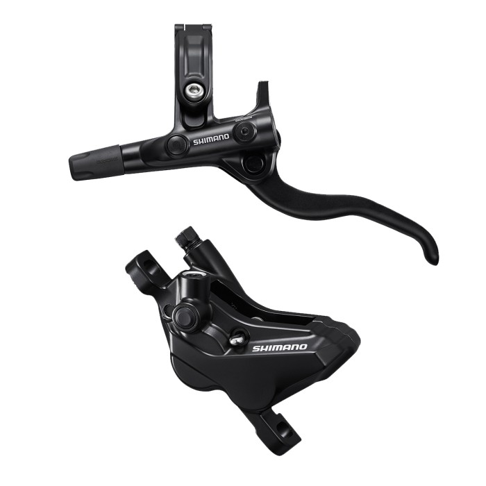 Leva freno a disco idraulico con fascetta I-SPEC EV / Pinza freno a disco idraulico a 4 pistoni SHIM