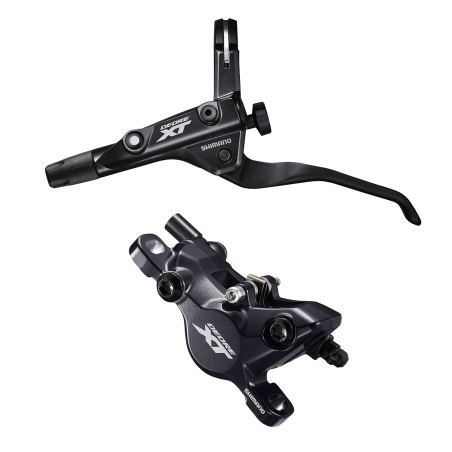 Leva freno a disco idraulico a tre dita SHIMANO DEORE XT / Pinza freno a disco idraulico a 2 pistoni