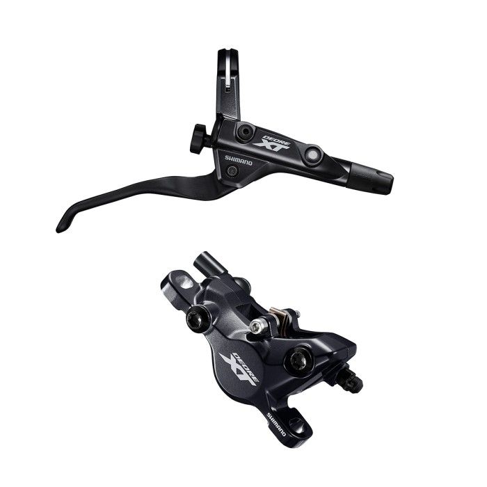 Leva freno a disco idraulico a tre dita SHIMANO DEORE XT / Pinza freno a disco idraulico a 2 pistoni