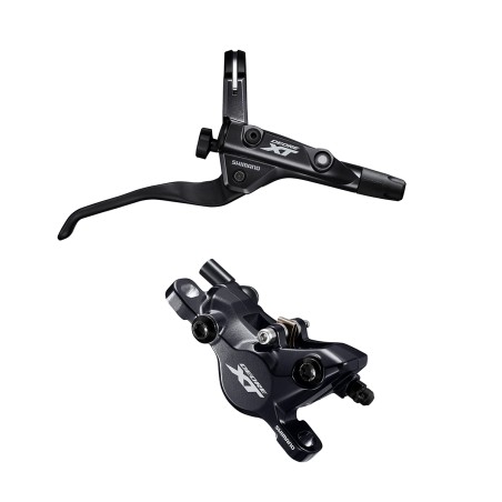 Leva freno a disco idraulico a tre dita SHIMANO DEORE XT / Pinza freno a disco idraulico a 2 pistoni