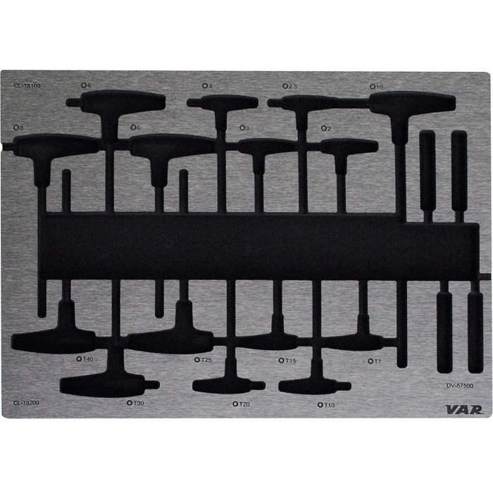 Var Contenitore portautensili torx wrenches and pick hooks