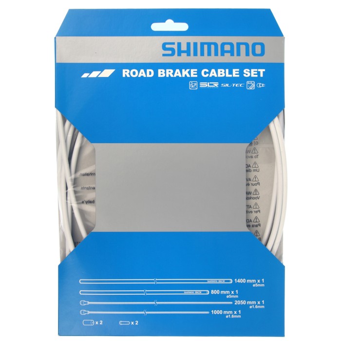 SET CAVI FRENO STRADA (RIVESTIMENTO SIL-TEC) Bianco