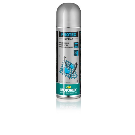 Motorex Protex Aerosol 500 ml Impermeabilizzante per tessuti cuoio microfibra (Goretex)