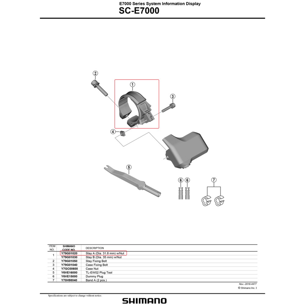Supporto A (Dia.31.8mm) s/dado