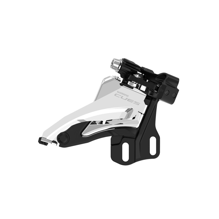 DERAGLIATORE ANTERIORE CUES SIDE SWING (E-TYPE SENZA PIASTRINA DI MONTAGGIO SU MOV. CENTRALE) 2X10/9