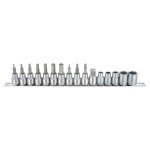 VAR Set Adatt. Dinamom. 12 esag.+3 inserti Torx