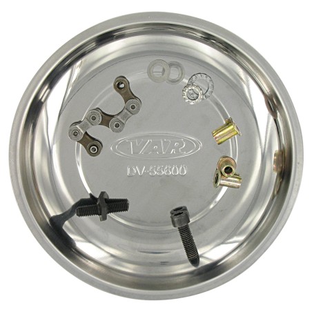 VAR Piatto Magnetico Acciaio Inox Diametro 15 Cm
