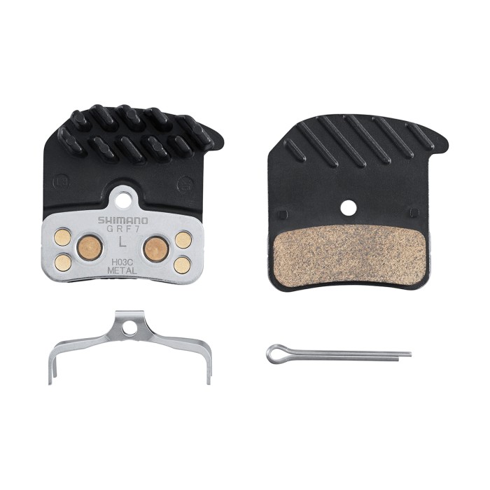 PASTIGLIA FRENI A DISCO BP-H03C-MF METALLO CON ALETTA