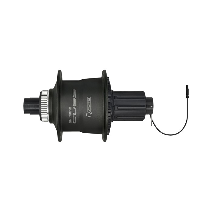 MOZZO POSTERIORE FREEHUB CUES AUTO SHIFT CON DINAMO INCORPORATA 142x12 E-THRU 10/11v