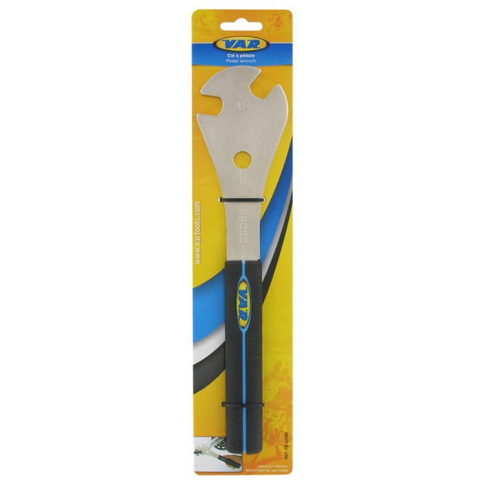 VAR Chiave Pedali Premium 15mm apertura 30cm lunghezza