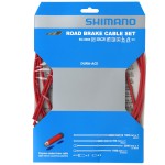 SET CAVI FRENO STRADA (RIVESTIMENTO POLIMERICO) Rosso
