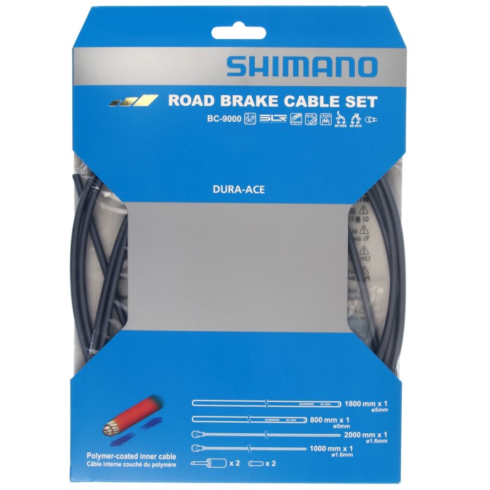 SET CAVI FRENO STRADA (RIVESTIMENTO POLIMERICO) Grigio
