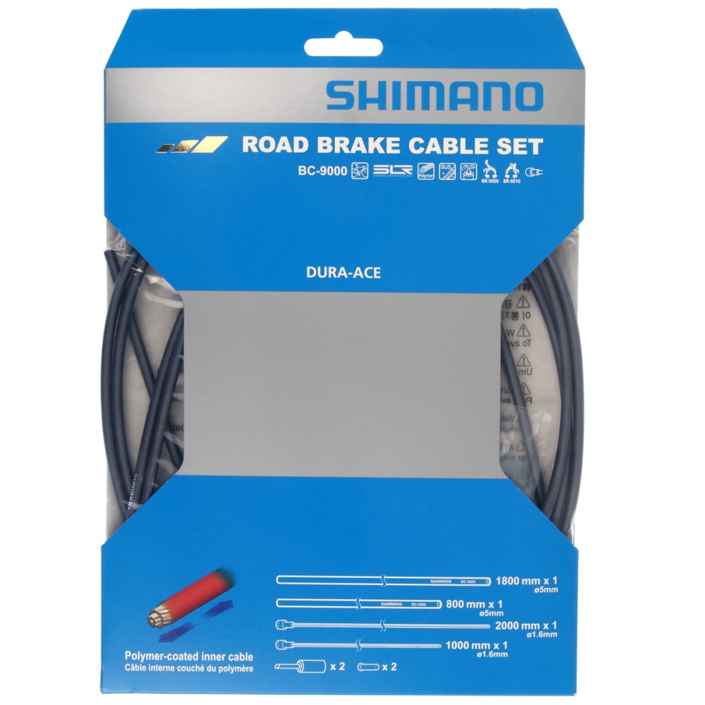 SET CAVI FRENO STRADA (RIVESTIMENTO POLIMERICO) Grigio