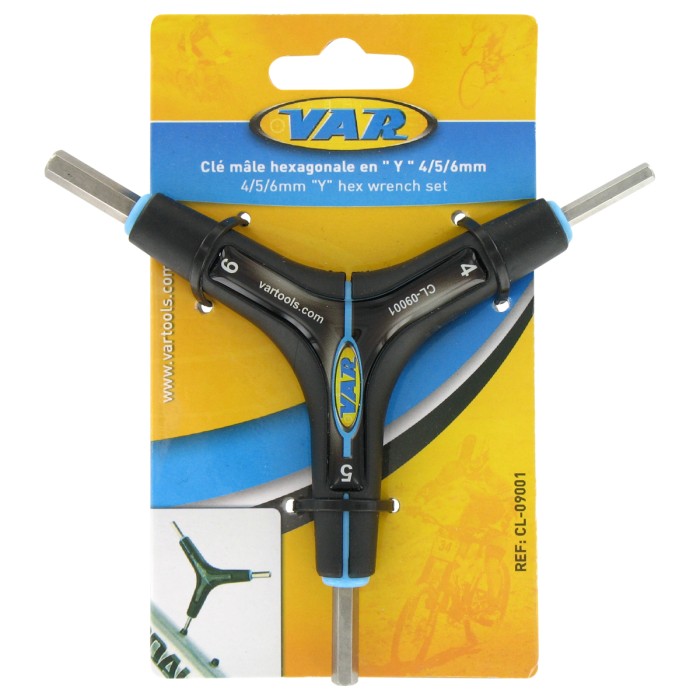 VAR Chiave Esagonale 7pz 2/2.5/3/4/5/6/8mm